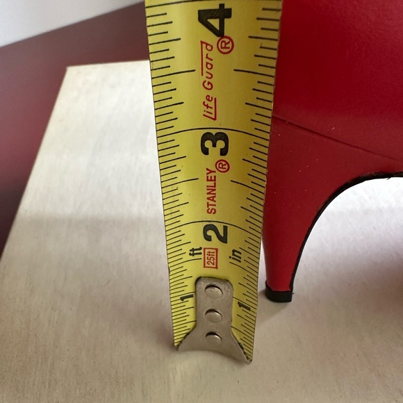 Size 7 1/2 Red Leather Boots! Never Worn! Perfect! - Picture 10 of 14